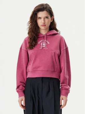 Obrázek produktu Tommy Jeans Mikina Varsity DW0DW20311 Růžová Boxy Fit