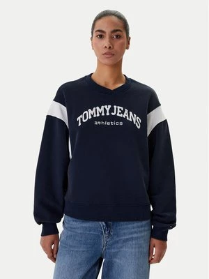 Obrázek produktu Tommy Jeans Mikina Varsity DW0DW22365 Tmavomodrá Boxy Fit