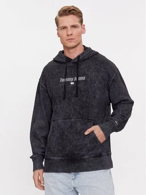 Obrázek produktu Tommy Jeans Mikina Washed Linear DM0DM17787 Černá Relaxed Fit