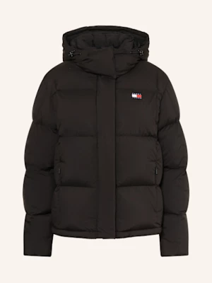 Obrázek produktu Tommy Jeans Péřová Bunda Alaska S Odnímatelnou Kapucí černá