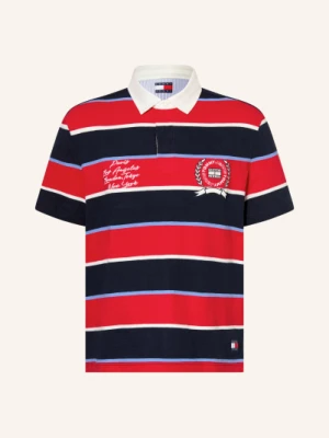 Obrázek produktu Tommy Jeans Piqué Polokošile tmavě modrá / červená / bílá