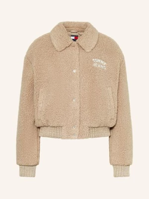 Obrázek produktu Tommy Jeans Plyšový Blouson světle hnědá