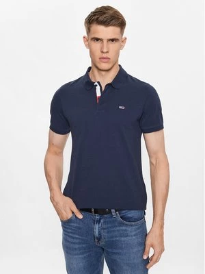 Obrázek produktu Tommy Jeans Polokošile DM0DM15370 Tmavomodrá Slim Fit
