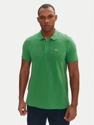 Obrázek produktu Tommy Jeans Polokošile DM0DM20676 Zelená Slim Fit