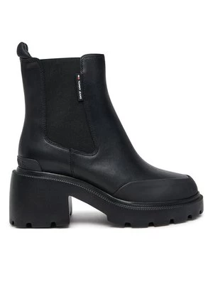 Obrázek produktu Tommy Jeans Polokozačky Tjw Mid Heel Chelsea Boot EN0EN02681 Černá