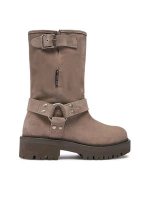 Obrázek produktu Tommy Jeans Polokozačky Tjw Urban Biker Boot Suede EN0EN02729 Šedá
