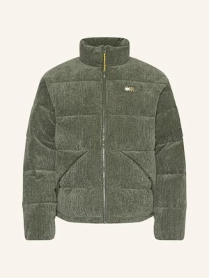 Obrázek produktu Tommy Jeans Prošívaná Bunda Z Manšestru tmavě zelená