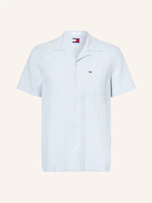 Obrázek produktu Tommy Jeans Resortová Košile Comfort Fit S Lnem tmavě modrá