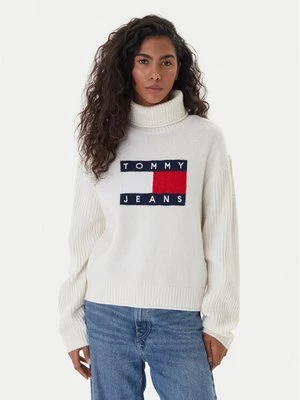 Obrázek produktu Tommy Jeans Rolák Flag DW0DW22108 Écru Relaxed Fit
