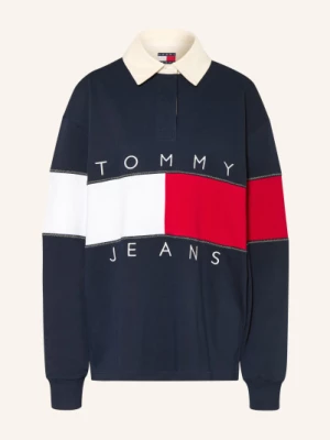 Obrázek produktu Tommy Jeans Rugbyové Tričko tmavě modrá / červená / bílá