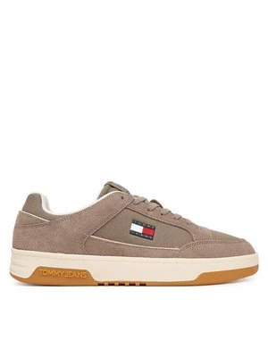 Obrázek produktu Tommy Jeans Sneakersy Canvas Leather Cupsole Trainers EM0EM01680 Hnědá