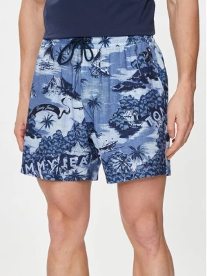 Obrázek produktu Tommy Jeans Šortky z materiálu Hawaiian DM0DM18807 Modrá Regular Fit
