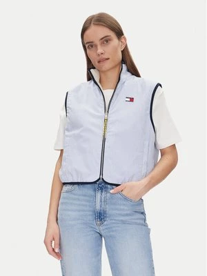 Obrázek produktu Tommy Jeans Sportovní vesta Tjw Reversible Teddy Vest DW0DW20233 Světle modrá Regular Fit