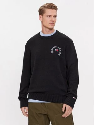 Obrázek produktu Tommy Jeans Svetr Arched Graphic DM0DM16784 Černá Relaxed Fit