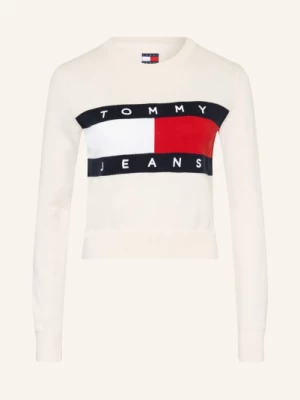 Obrázek produktu Tommy Jeans Svetr bílá / červená / tmavě modrá