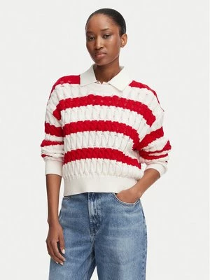 Obrázek produktu Tommy Jeans Svetr DW0DW22926 Červená Loose Fit