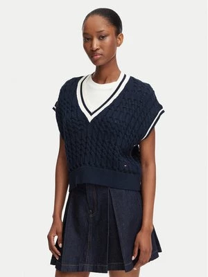 Obrázek produktu Tommy Jeans Svetr DW0DW22927 Tmavomodrá Regular Fit