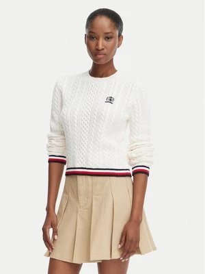 Obrázek produktu Tommy Jeans Svetr DW0DW22933 Bílá Regular Fit