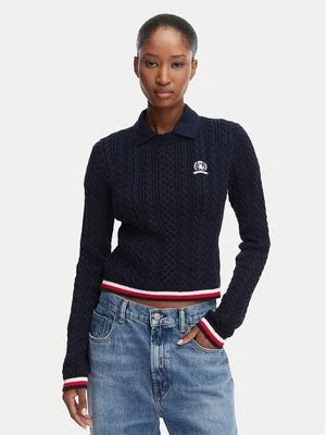 Obrázek produktu Tommy Jeans Svetr DW0DW22933 Tmavomodrá Regular Fit