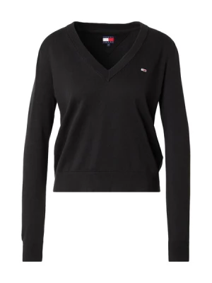 Obrázek produktu Tommy Jeans Svetr 'Flag Embroidery'  námořnická modř / červená / černá / bílá
