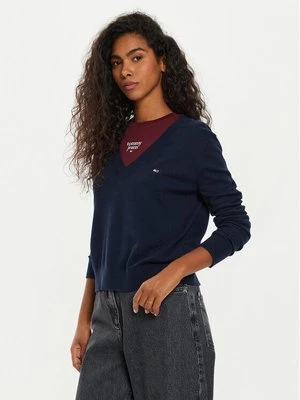 Obrázek produktu Tommy Jeans Svetr Tjw Essential DW0DW18670 Tmavomodrá Regular Fit