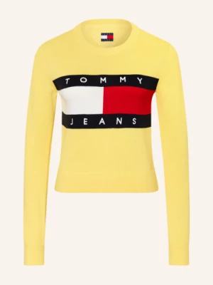 Obrázek produktu Tommy Jeans Svetr tmavě žlutá / červená / tmavě modrá