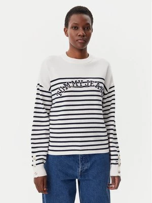 Obrázek produktu Tommy Jeans Svetr Varsity DW0DW20251 Écru Regular Fit