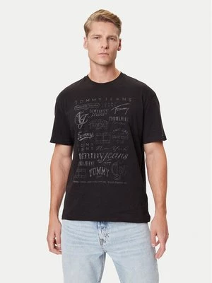 Obrázek produktu Tommy Jeans T-Shirt Archive Logos DM0DM21584 Černá Relaxed Fit