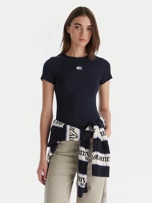 Obrázek produktu Tommy Jeans T-Shirt Badge DW0DW17881 Tmavomodrá Slim Fit