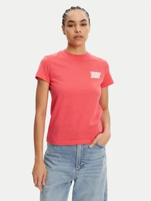 Obrázek produktu Tommy Jeans T-Shirt Bubble DW0DW21338 Růžová Regular Fit