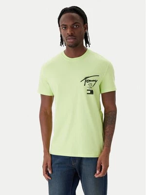 Obrázek produktu Tommy Jeans T-Shirt City Sign DM0DM22553 Zelená Regular Fit