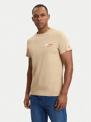 Obrázek produktu Tommy Jeans T-Shirt DM0DM22538 Béžová Slim Fit