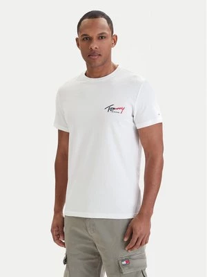 Obrázek produktu Tommy Jeans T-Shirt DM0DM22538 Bílá Slim Fit