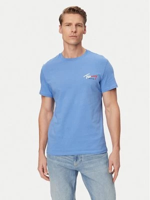 Obrázek produktu Tommy Jeans T-Shirt DM0DM22538 Modrá Slim Fit