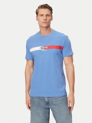 Obrázek produktu Tommy Jeans T-Shirt DM0DM22539 Modrá Regular Fit