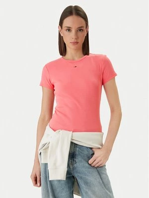 Obrázek produktu Tommy Jeans T-Shirt DW0DW17383 Růžová Slim Fit