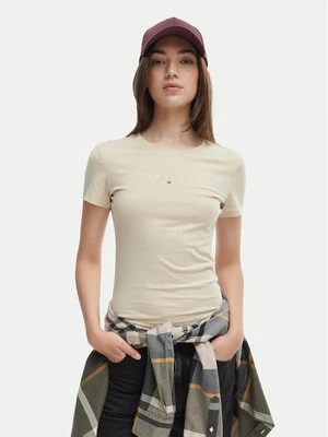 Obrázek produktu Tommy Jeans T-Shirt DW0DW18398 Světle béžová Slim Fit