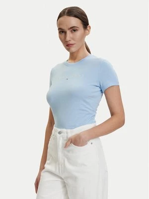 Obrázek produktu Tommy Jeans T-Shirt DW0DW18398 Světle modrá Slim Fit