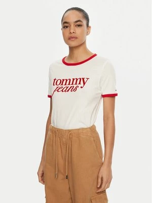 Obrázek produktu Tommy Jeans T-Shirt DW0DW19449 Bílá Relaxed Fit