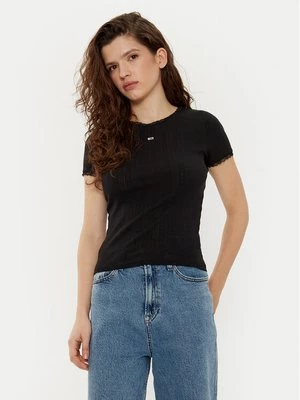 Obrázek produktu Tommy Jeans T-Shirt DW0DW19493 Černá Slim Fit