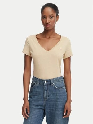Obrázek produktu Tommy Jeans T-Shirt DW0DW20458 Béžová Slim Fit