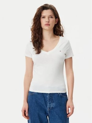 Obrázek produktu Tommy Jeans T-Shirt DW0DW20458 Bílá Slim Fit