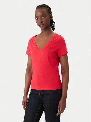 Obrázek produktu Tommy Jeans T-Shirt DW0DW20458 Červená Slim Fit