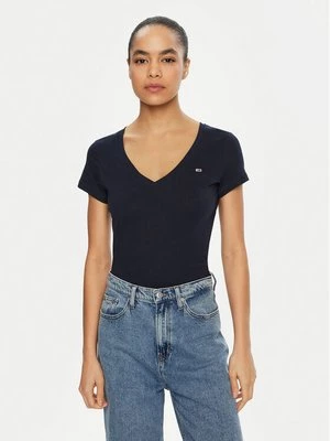 Obrázek produktu Tommy Jeans T-Shirt DW0DW20458 Tmavomodrá Slim Fit
