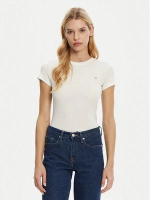 Obrázek produktu Tommy Jeans T-Shirt DW0DW20459 Bílá Slim Fit