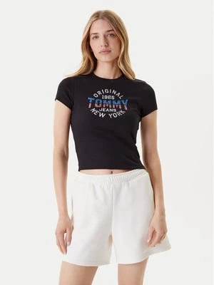 Obrázek produktu Tommy Jeans T-Shirt DW0DW21421 Černá Slim Fit