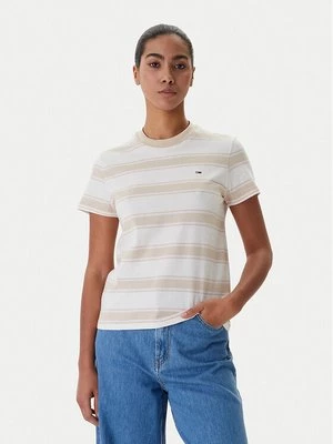 Obrázek produktu Tommy Jeans T-Shirt DW0DW21834 Béžová Regular Fit