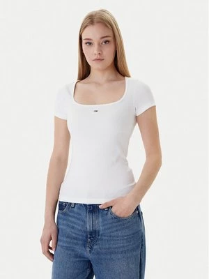 Obrázek produktu Tommy Jeans T-Shirt DW0DW21837 Bílá Slim Fit