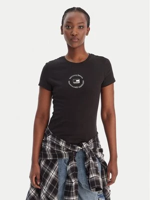 Obrázek produktu Tommy Jeans T-Shirt DW0DW22273 Černá Slim Fit