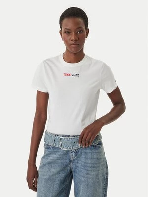 Obrázek produktu Tommy Jeans T-Shirt DW0DW22277 Bílá Regular Fit